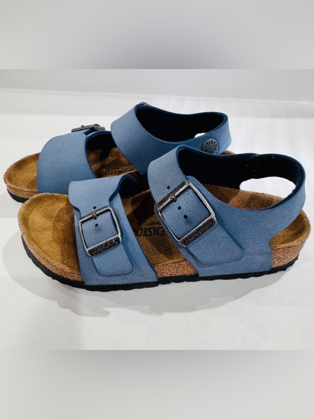 Birkenstock Milano Kids Blue Sandals - Size 30